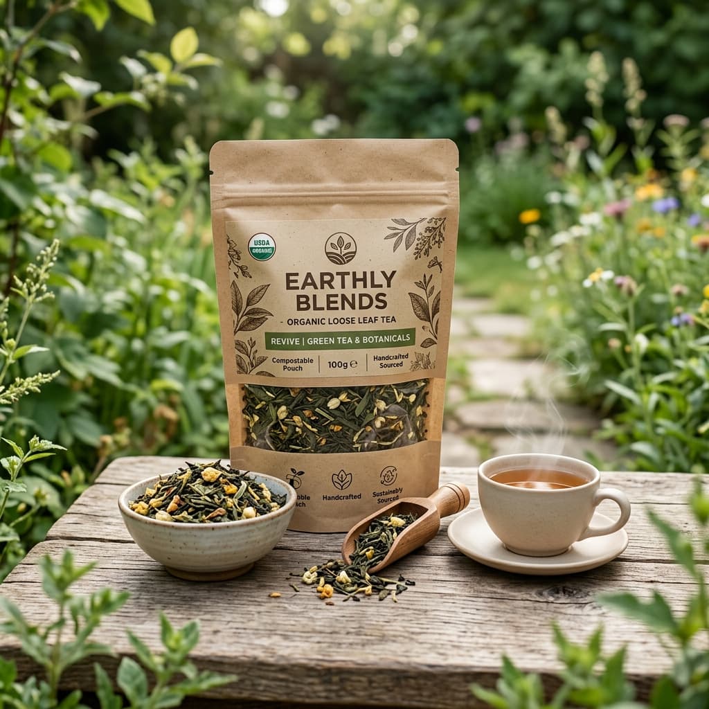 Compostable Tea Packaging | Eco-Friendly High Barrier Pouches