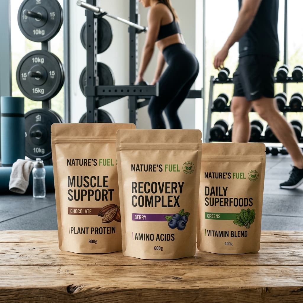 Eco-Friendly Supplement Pouches | Sustainable Health Packaging