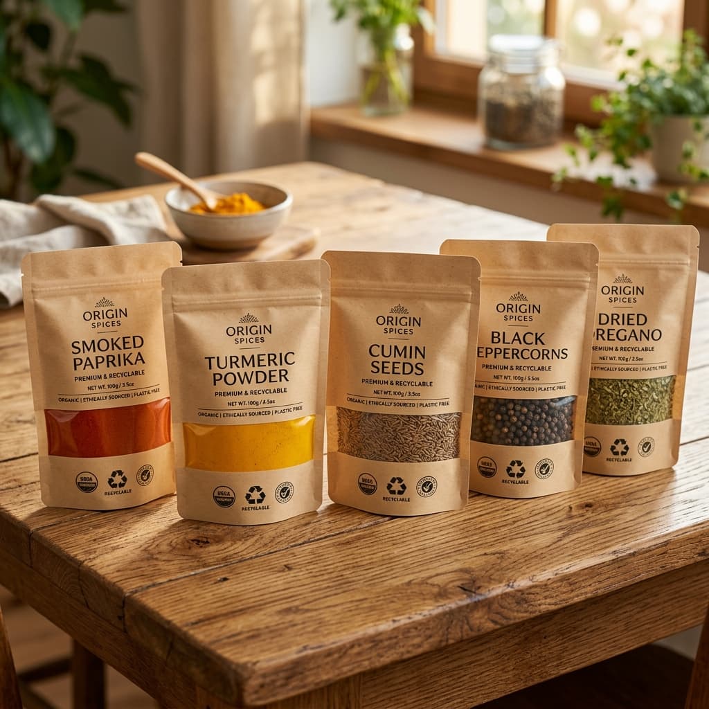 Recyclable Spice Pouches