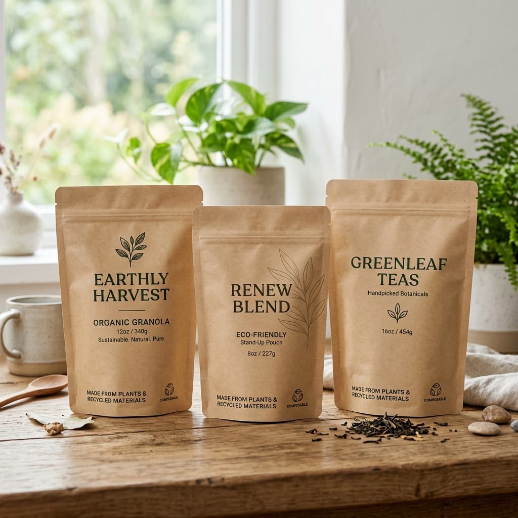 Sustainable Stand Up Pouches | Eco-Friendly Flexible Packaging
