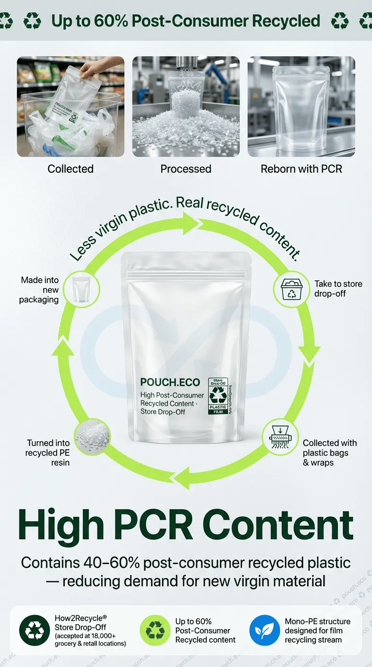 PCR Recycled infographic