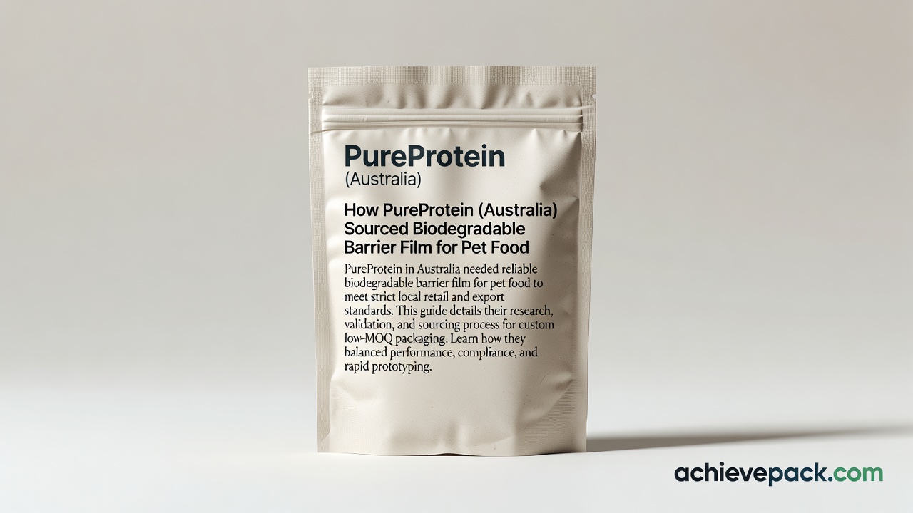 Premium Biodegradable Barrier Film For Pet Food Hero Solutions