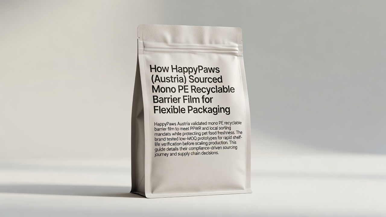 Premium Mono Pe Recyclable Barrier Film For Flexible Packaging Hero Solutions