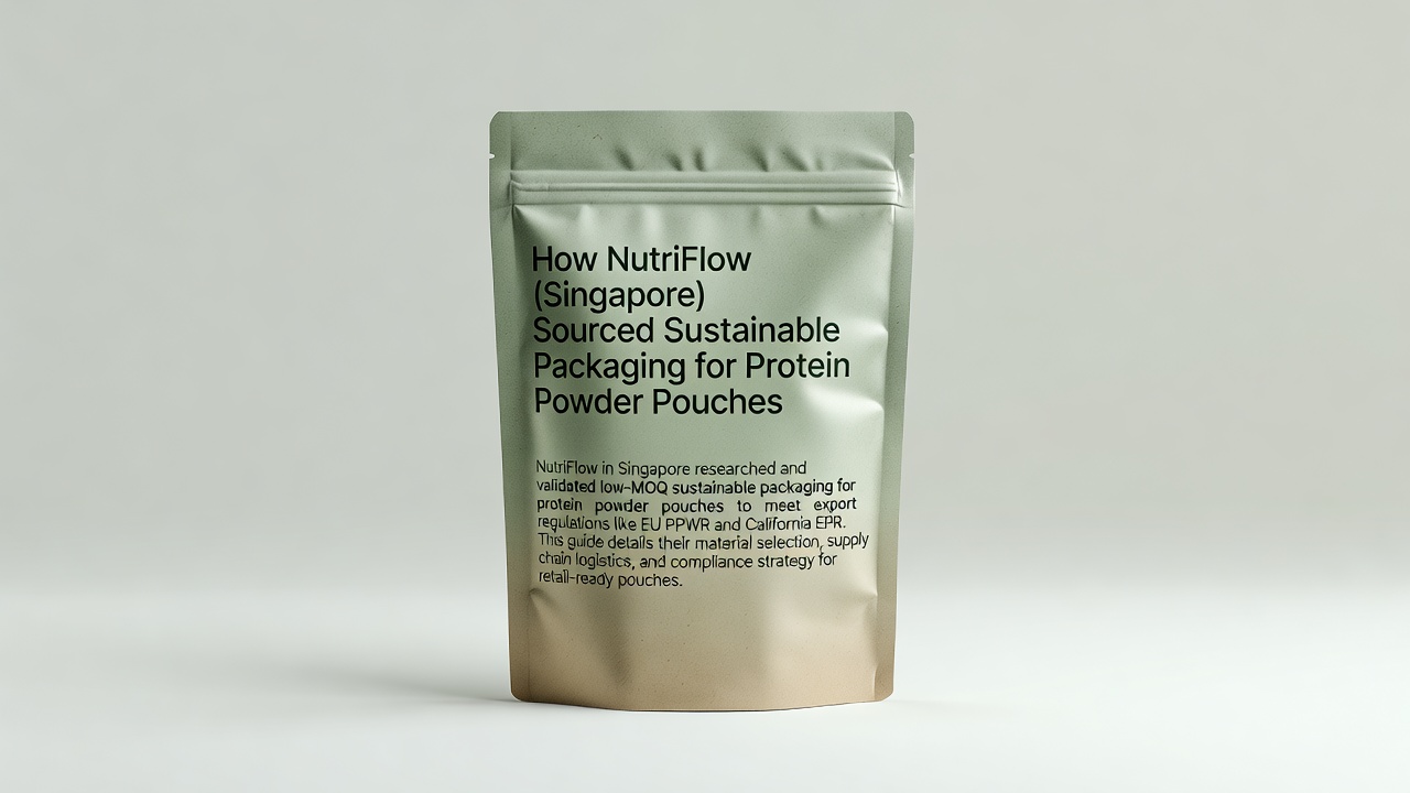 Premium Sustainable Packaging For Protein Powder Pouches Hero Solutions