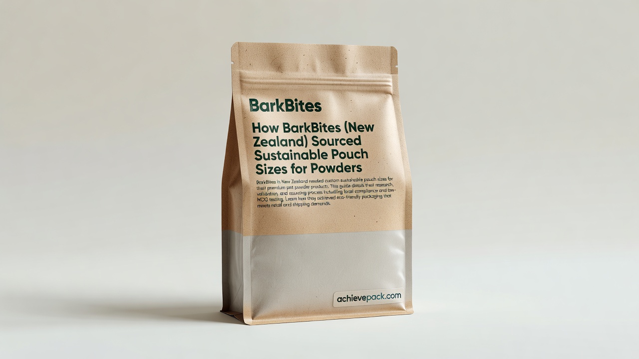 Premium Sustainable Pouch Sizes For Powders Hero Solutions