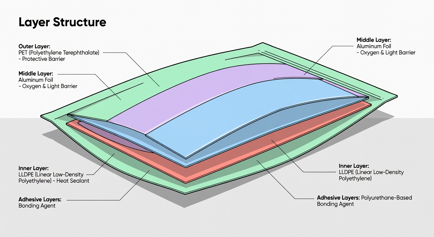 Eco Friendly Stand Up Pouch Dimensions Infographic 3