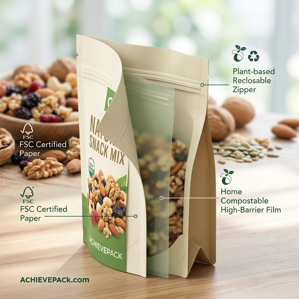 Premium High Barrier Sustainable Flexible Films Infographic Solutions