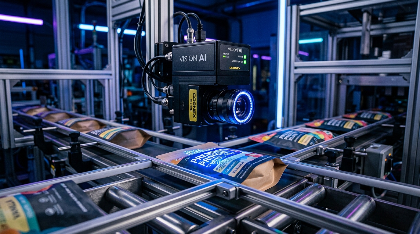 AI generated graphic undergoing resolution enhancement for flexo print alignment