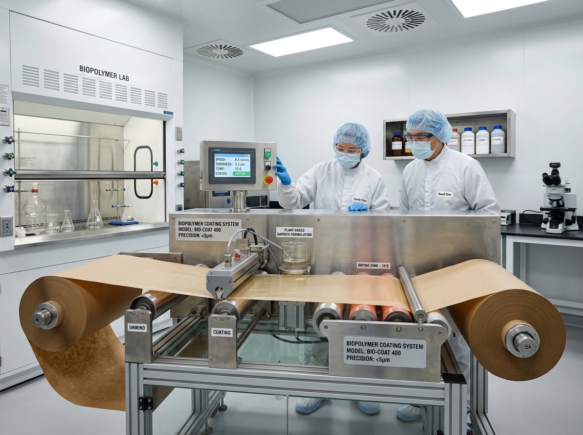 High resolution product lamination process closeup