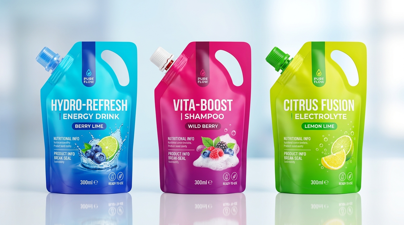 Beverage Soft Stand Up Pouch