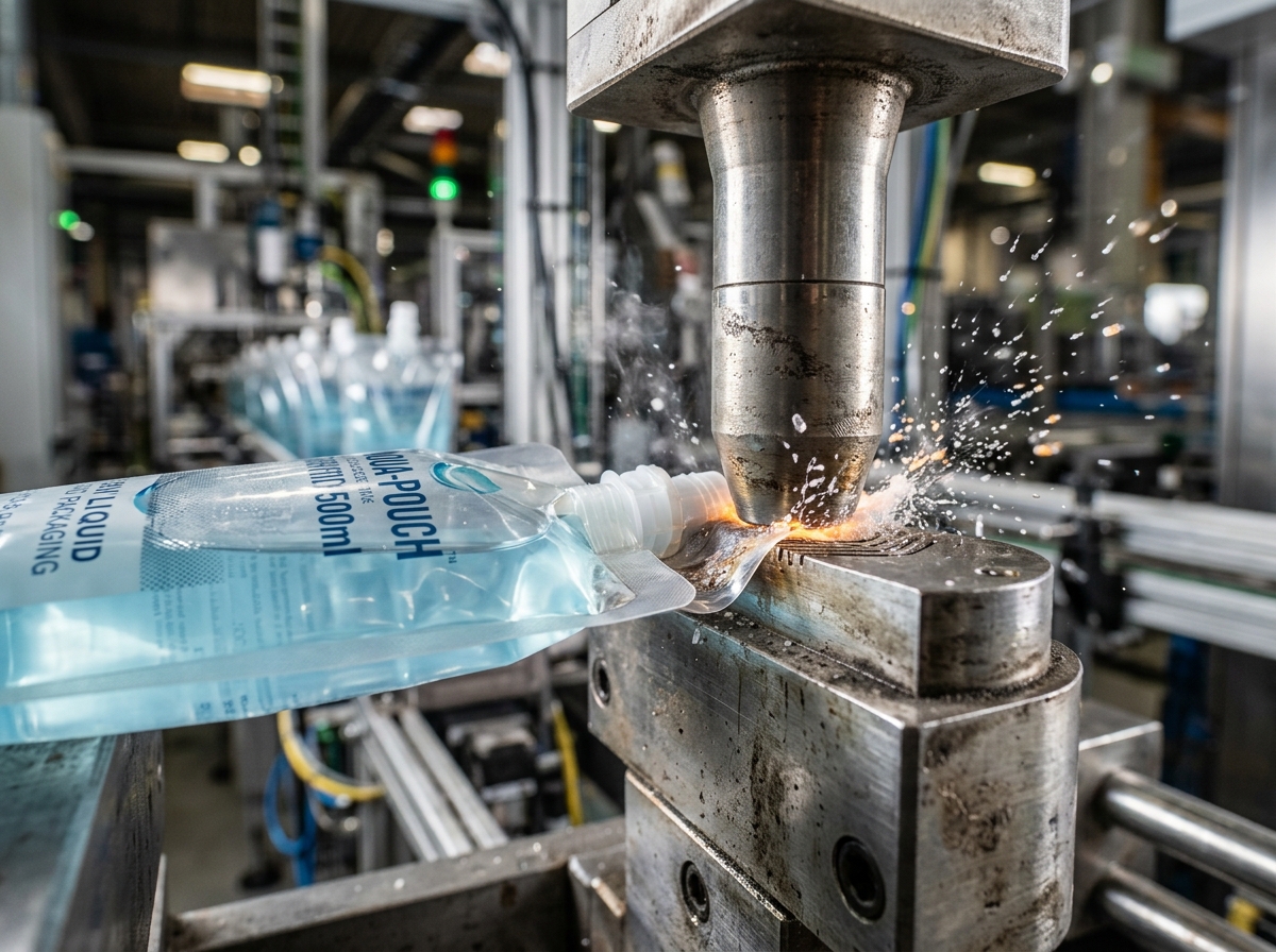 High resolution product lamination process closeup