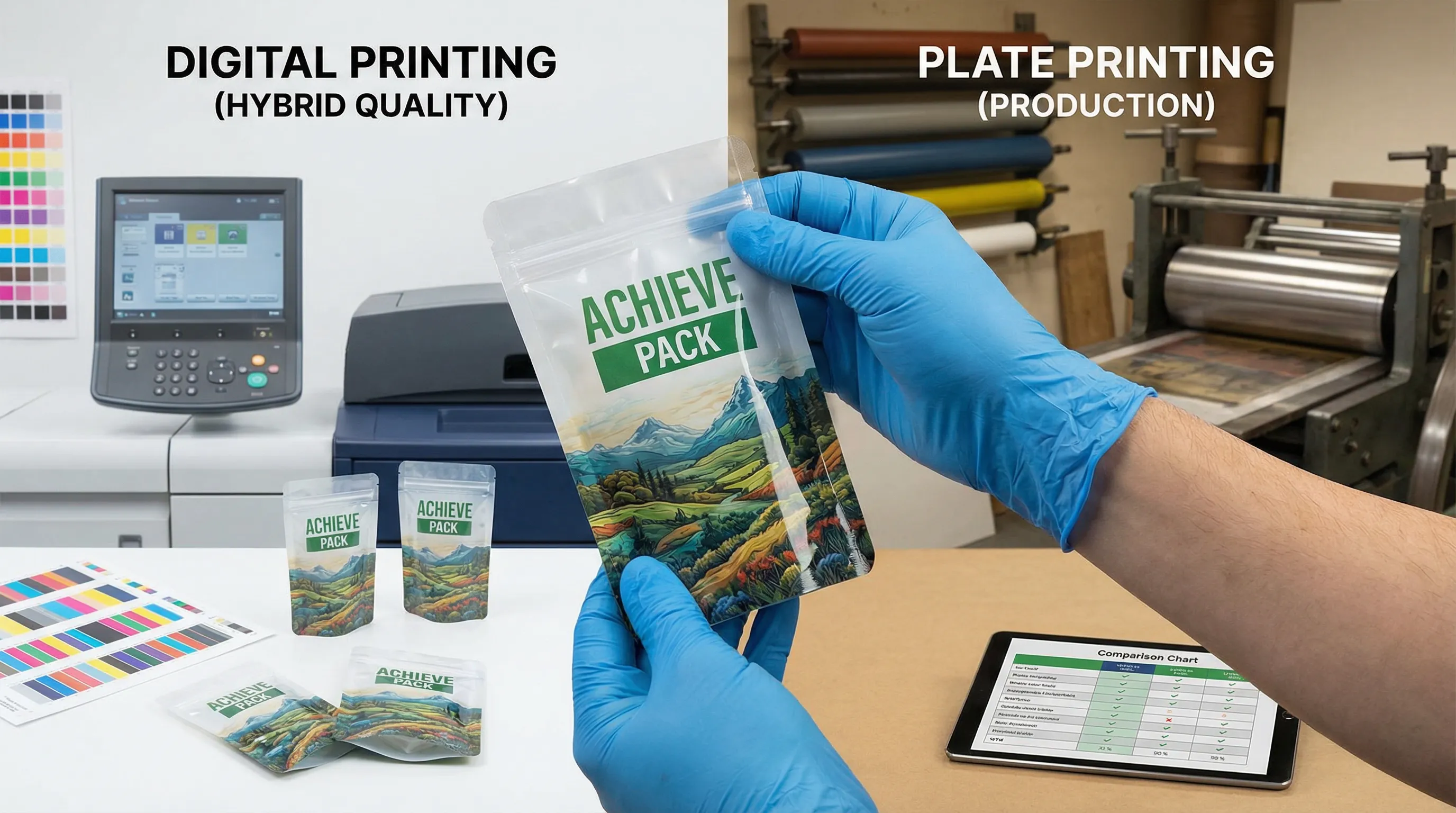 Printing Types Explained | Digital vs Plate Printing