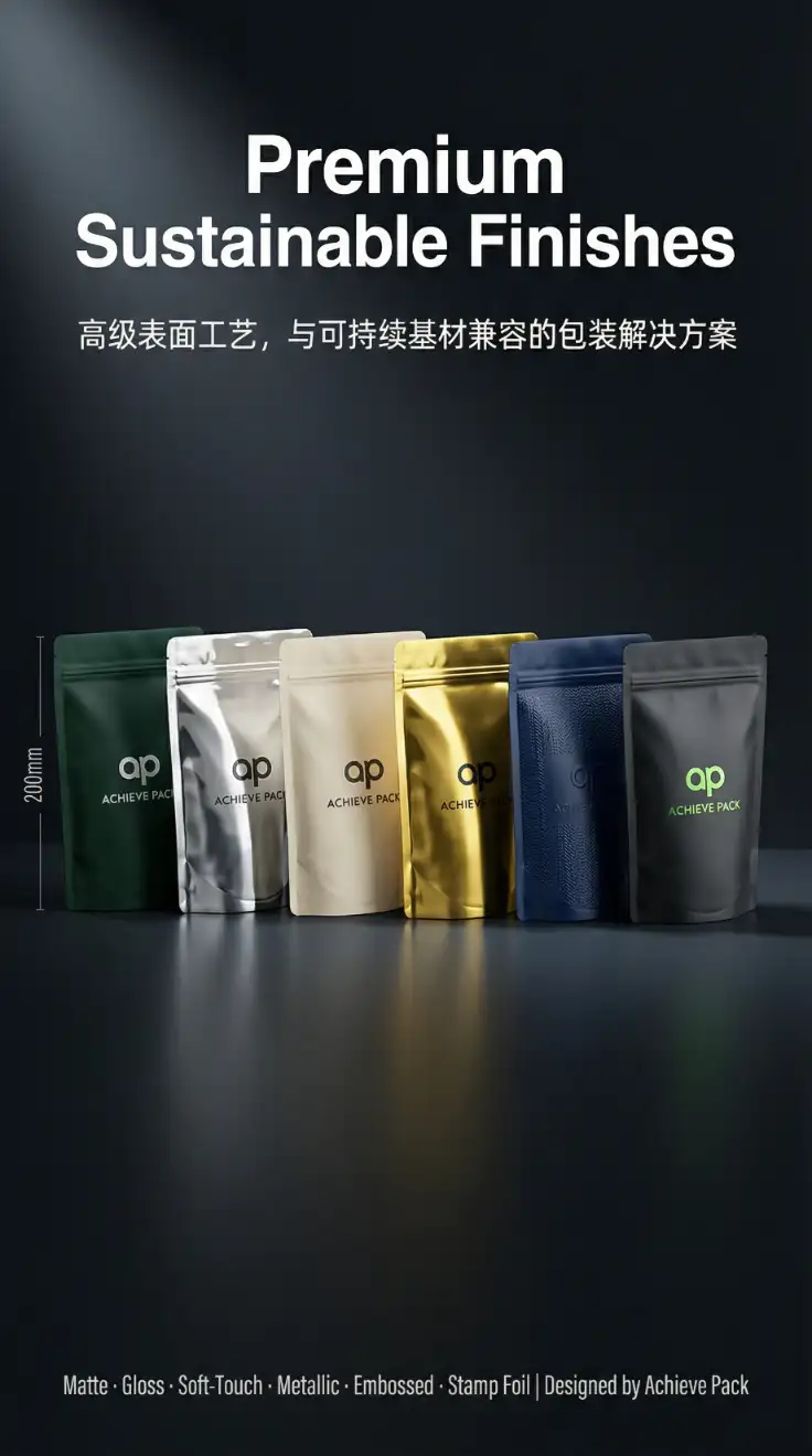 Premium printing and finishing options