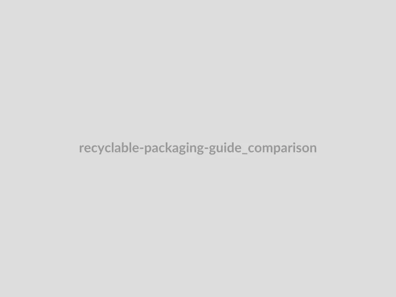Recyclable vs Traditional Comparison