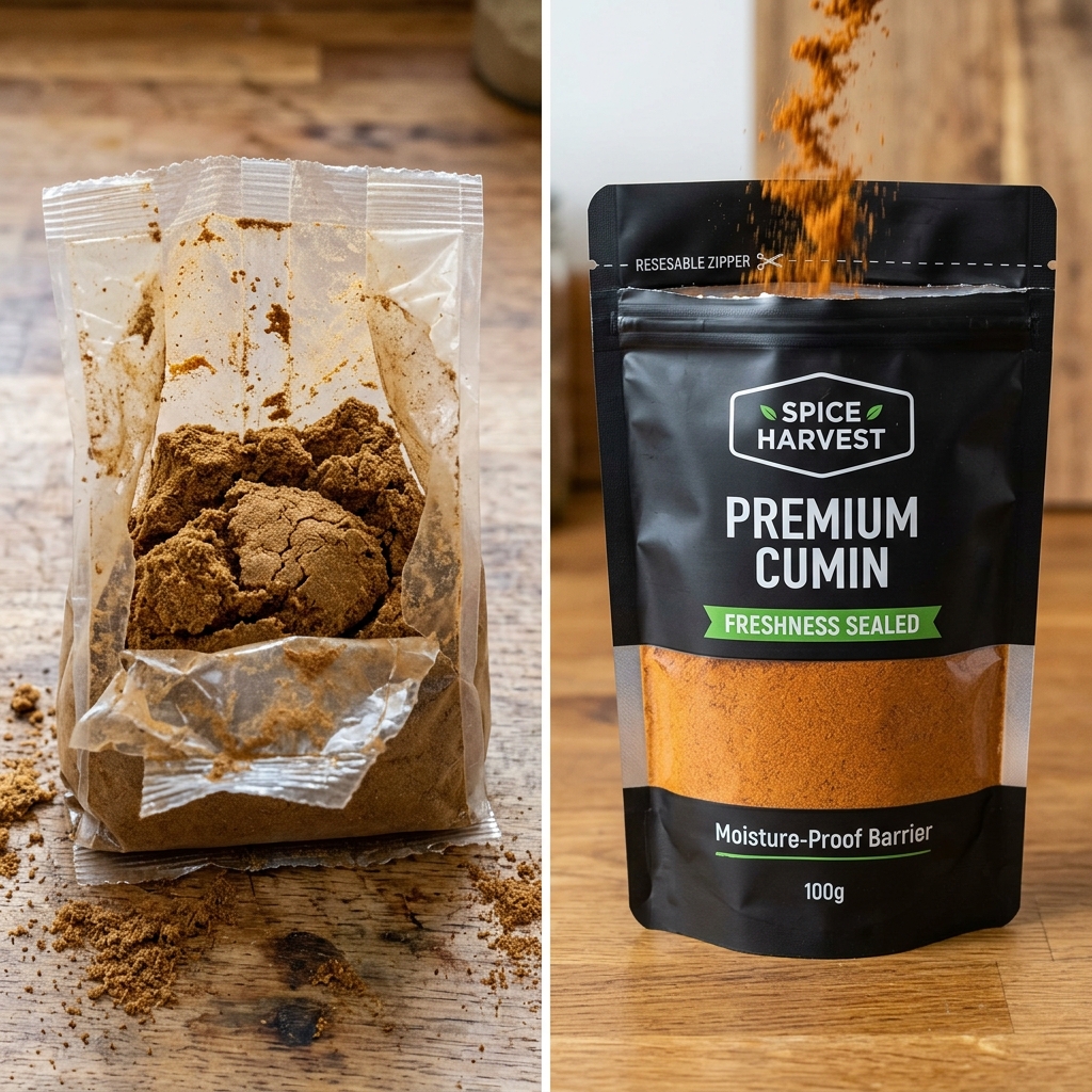 Comparison: Ruined Spice vs. Fresh Spice